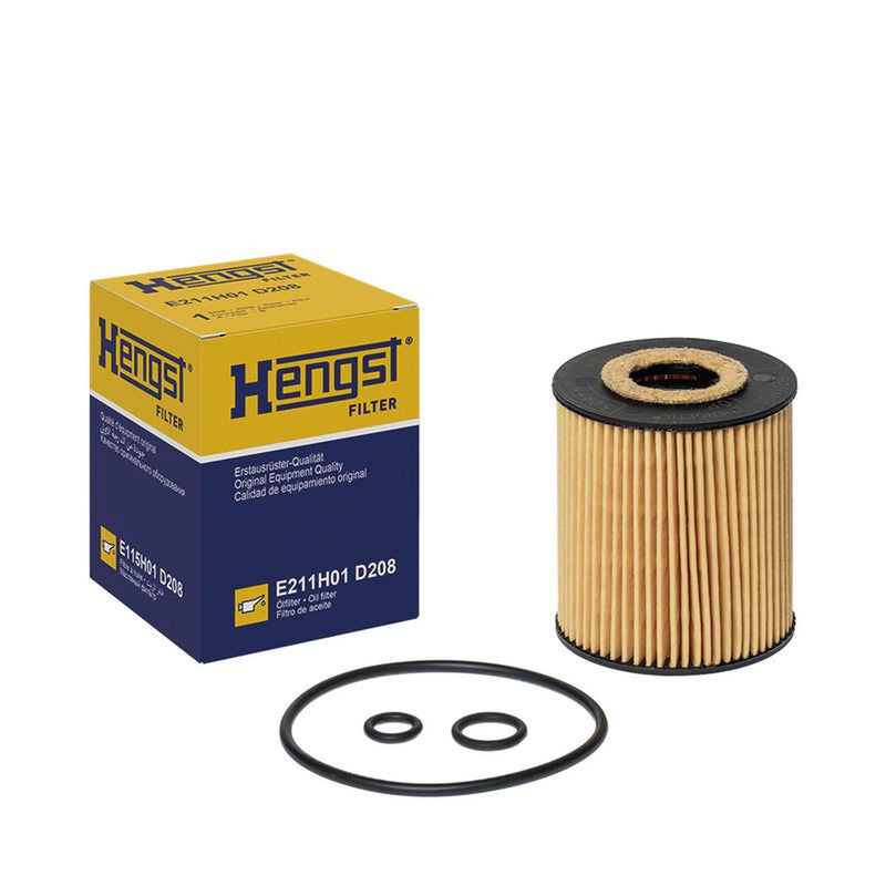 Hengst Engine Oil Filter fits Seat Ibiza 2010-2015 1.2