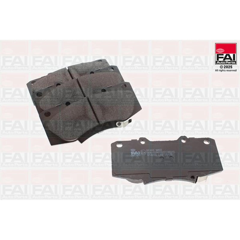 FAI Front Brake Pad Set fits Toyota Hilux Vigo VII Pickup 2005-2015 2.5 3.0