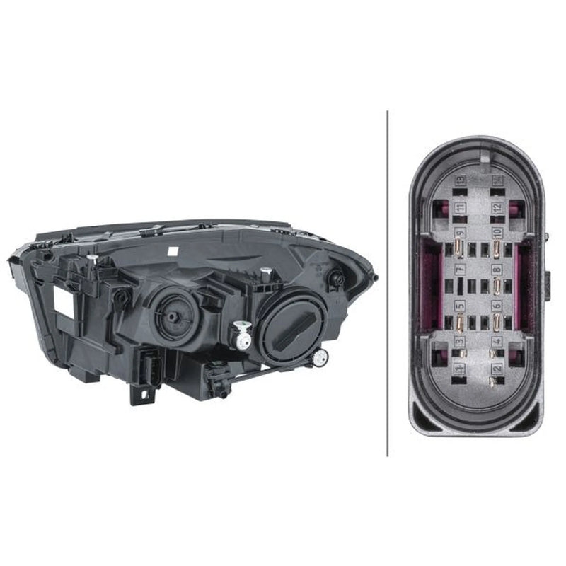 Hella Headlight Headlamp H7/H7 Right fits Mercedes-Benz Gla 2020 on