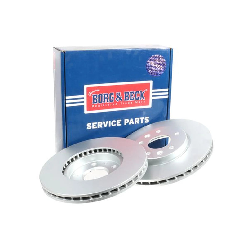 Borg & Beck 2 x Vented Front Brake Discs BBD6356