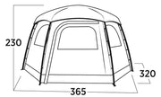 Easy Camp Sandland Yurt Tent Dark Sand 6 Person Easy Camp - Dynamic Drive