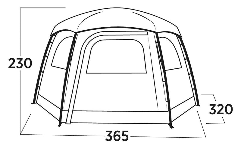 Easy Camp Sandland Yurt Tent Dark Sand 6 Person Easy Camp - Dynamic Drive