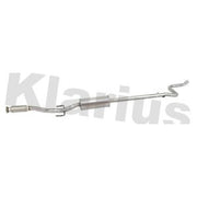 Klarius Box With Centre Pipe Centre fits Citroën C3 Picasso 2008-2015 1.4 1.6