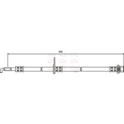 Apec Brake Hydraulic Hose Line Front Right HOS3528