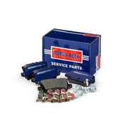 Borg & Beck Front & Rear Brake Discs & Pads fits Honda Civic VIII 2007-2010 2.0