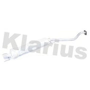 Klarius Box With Centre Pipe Centre fits Opel Astra G 1998-2005 2.0