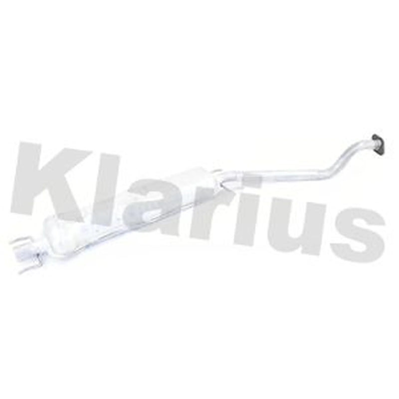 Klarius Box With Centre Pipe Centre fits Opel Astra G 1998-2005 2.0