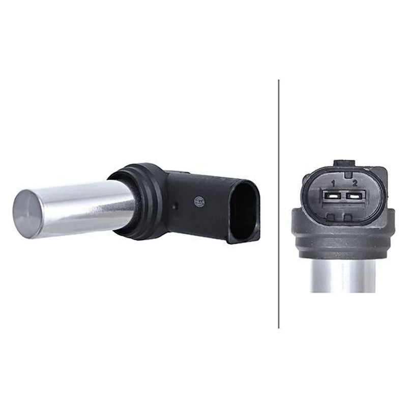 Hella Crankshaft Position Sensor fits Mercedes-Benz Vario 1996-2013