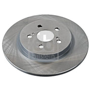 Febi 2 x Solid Rear Brake Discs 108508-x2