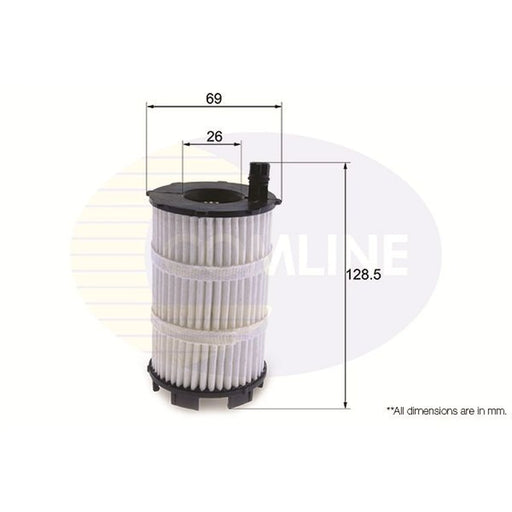 Comline Engine Oil Filter fits Audi A4 B7 2005-2008