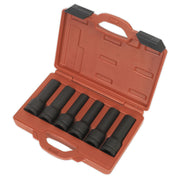 Sealey Impact 12-Point & TRX-Star* Female Deep Socket Set 6pc 3/4"Sq Drive SX099 Sealey - Dynamic Drive
