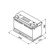 Bosch Batteries Battery 12V 100Ah 830A S5013