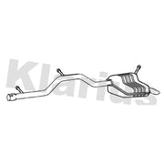 Klarius Box With Tail Pipe Rear fits Skoda Octavia III 2013-2020 1.6 2.0