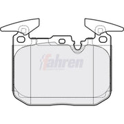 Fahren Front Brake Pad Set FBP3723