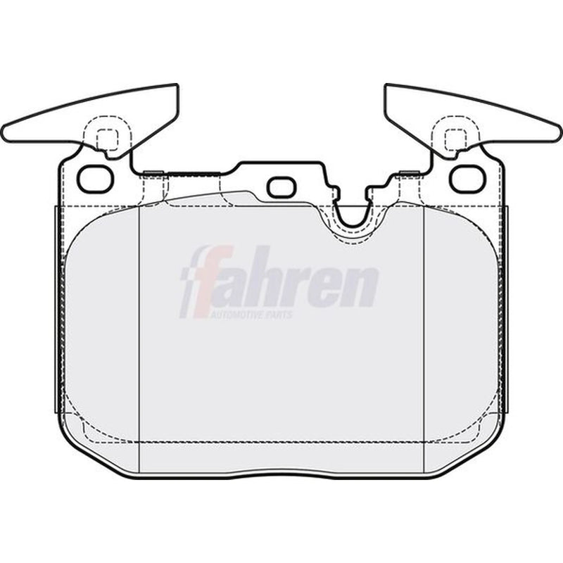 Fahren Front Brake Pad Set FBP3723