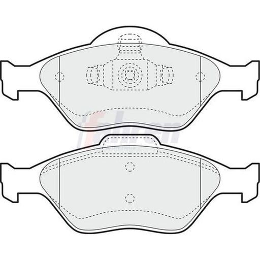 Fahren Front Brake Pad Set FBP3048