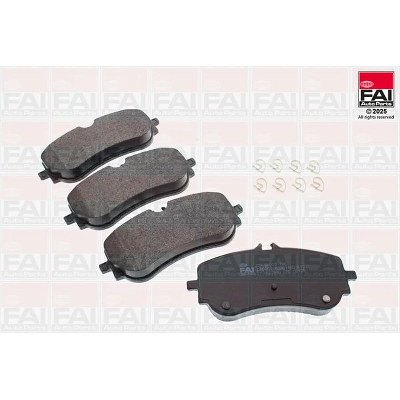 FAI Rear Brake Pad Set fits Man Tge 2017-2024 2.0
