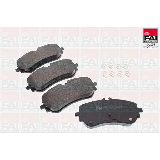 FAI Rear Brake Pad Set fits Man Tge 2017-2024 2.0