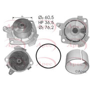 Apec Engine Cooling Water Pump fits Fiat Bravo I 1995-2001 2.0