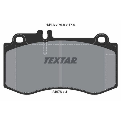 Textar Front Brake Pad Set 2497601