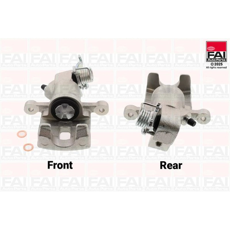 FAI Brake Caliper Assembly Rear Left fits Hyundai I10 I 2007-2013 1.0 1.1 1.2