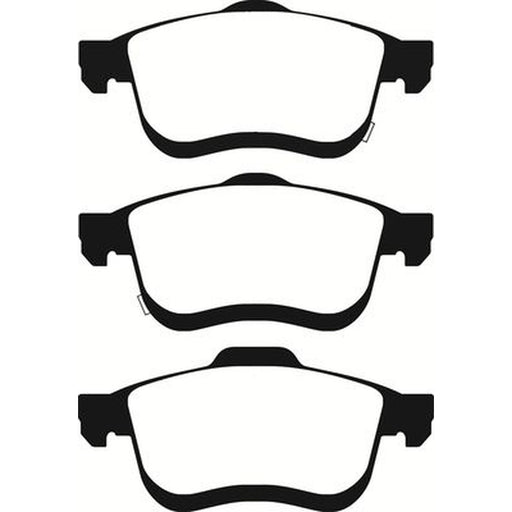 Abtex Front Brake Pad Set fits Fiat 500L 2013-2014 1.4 1.6