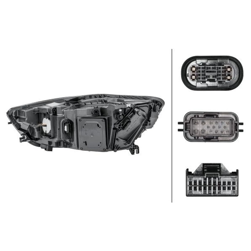 Hella Headlight Headlamp LED Right fits Audi A6 Allroad C7 2012-2018 3.0
