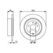 Bosch Front & Rear Brake Discs & Pads fits Land Rover Freelander 2 2006-2014 2.2