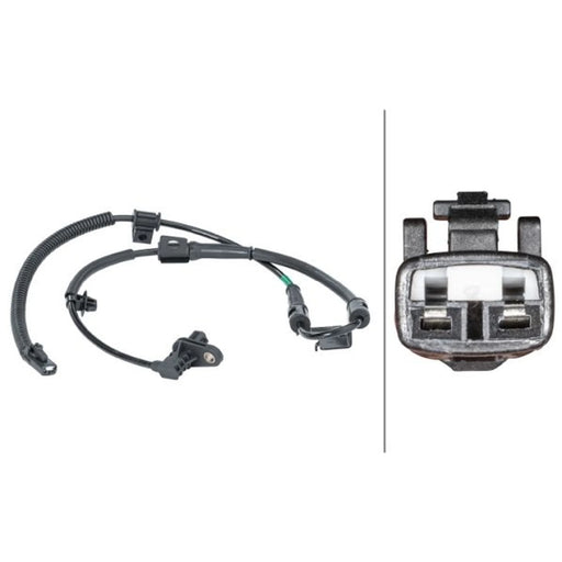 Hella ABS Wheel Speed Sensor Front Left fits Kia Cee'D 2006-2012 1.4 1.6 2.0