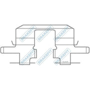 Apec Brake Pad Accessory Fitting Kit Rear BKT1089