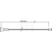 Apec Handbrake Cable Right Rear fits Opel Corsa C 2000-2009 1.0 1.2 1.3 1.4 1.7