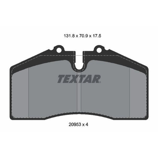 Textar Front Brake Pad Set 2095310