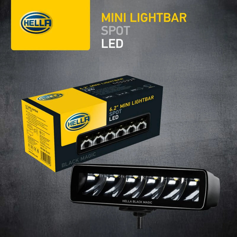 Hella Led Mini Lightbar 6.2Inch Spot 1FB 1FB 358 176-211 SP1068197 1FB 358