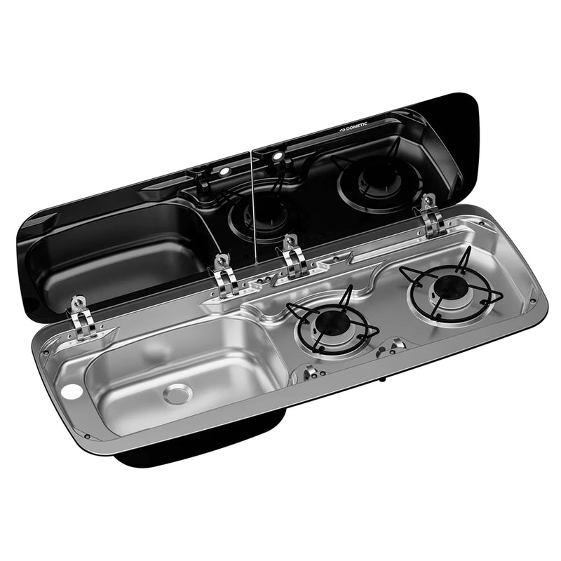 Dometic 2 Burner Hob & LH Sink Combi Unit MO9222L