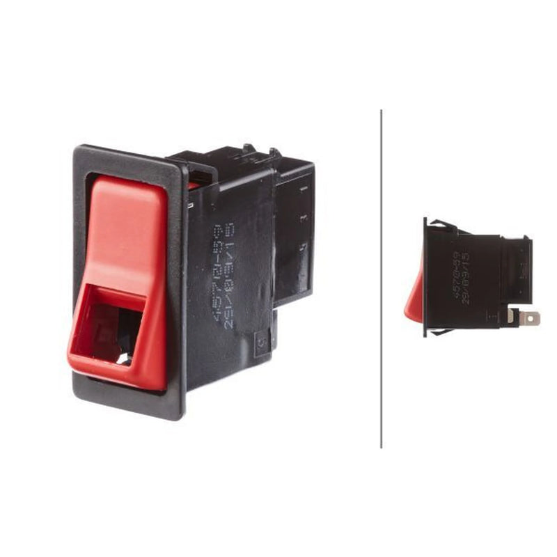 Hella Hazard Warning Light Switch 7 Connectors