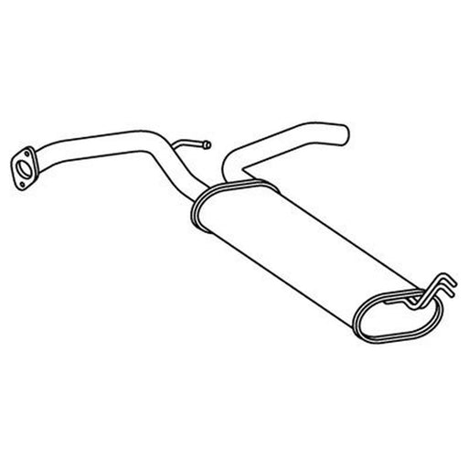 Hella End Silencer Rear 8LD 366 032-261