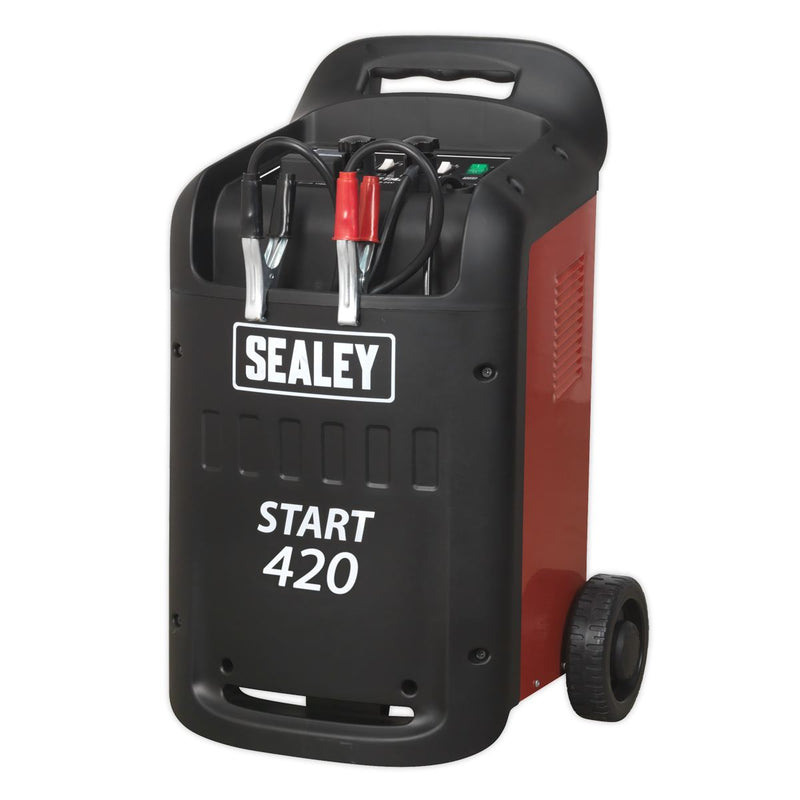 Sealey Starter/Charger 420/60Amp 12/24V 230V START420 Sealey - Dynamic Drive