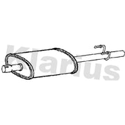 Klarius Box With Centre Pipe Centre fits VW Lt 1996-2006 2.5 2.8