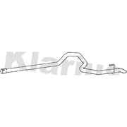 Klarius Exhaust Pipe OD fits Mercedes-Benz Sprinter 3,5-T 2009-2018