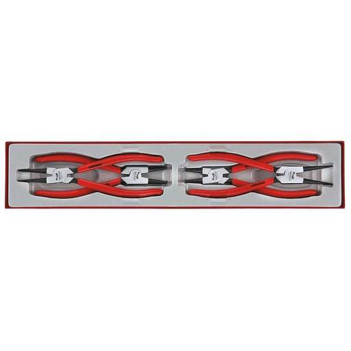 Teng Tools Circlip Plier Set 40-100 mm TTX4 4 Pieces Teng Tools - Dynamic Drive