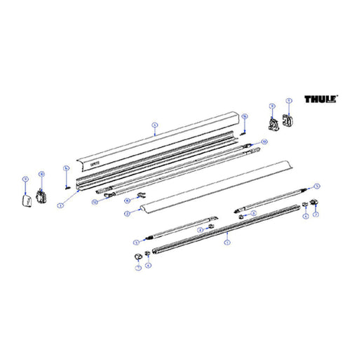 Thule 3200 AWNING SPARE PARTS - 4 - MAIN HOUSING TOP 3200 ANO 2.50M — 4 - MAIN