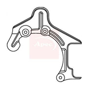 Apec Brake Disc Splash Guard Front Left fits Seat Arosa 1997-2004 1.0 1.4 1.7