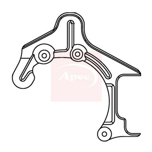 Apec Brake Disc Splash Guard Front Left ASG1141