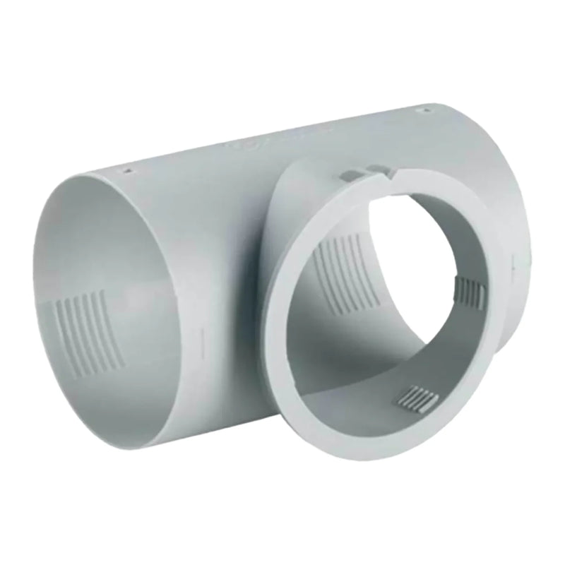 Truma T Piece for Blown Air Heaters - Grey
