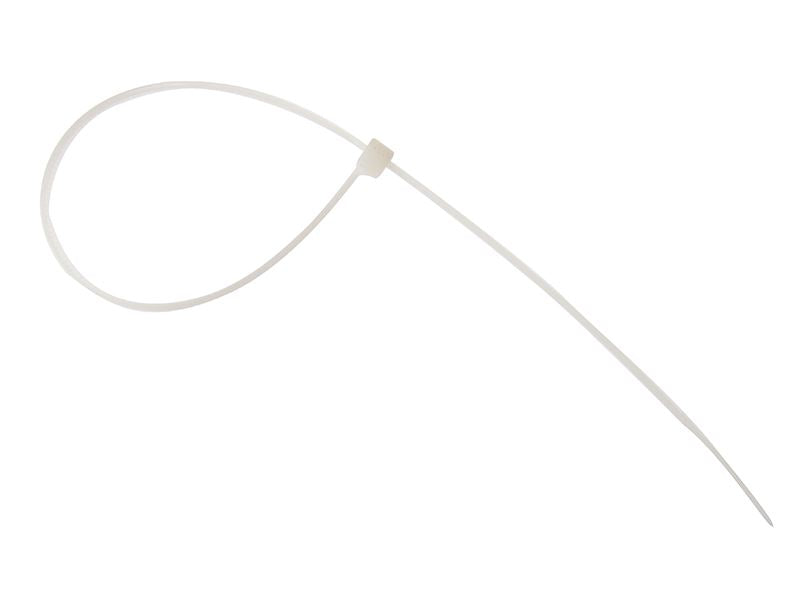 Forgefix Cable Tie Natural/Clear 4.8 x 368mm (Bag 100) ForgeFix - Dynamic Drive
