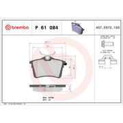 Brembo Front & Rear Brake Discs & Pads fits Citroën C4 II 2009-2016 1.6