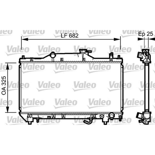 Valeo Engine Radiator 734491