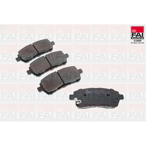 FAI Front Brake Vented Discs & Pads fits Daihatsu Sirion 2005-2013 1.0 1.3