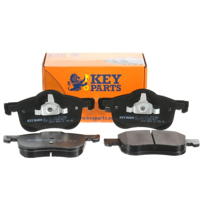 Key Parts 4 x Front Brake Pad Set fits Volvo S60 I 2000-2010 2.0 2.4 2.5