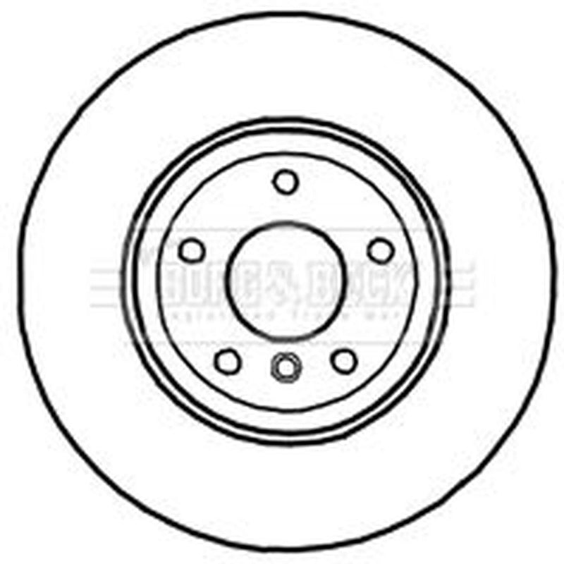 Borg & Beck Rear Brake Vented Discs & Pads fits BMW 1 2007-2013